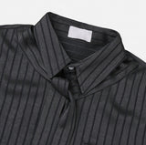 Argent Silk ST Tie Short Sleeve Shirt