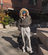 [Lining Fur] トリシャーラクーンファーカットパディングジャンパー