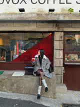 [MADE] ROIT WOOL ALPACA HANDMADE SHEARLING KARA COAT