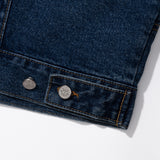 BINDING POINT DENIM JACKET
 - BLUE