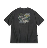 26SS★ ドルフィンハーツピグメント半袖Tシャツ