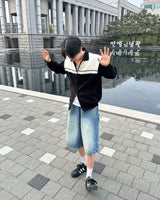 Trin Bermuda denim pants
