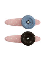 ドットボタンヘアピン [2pcs set]