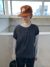 シセル ラウンド ロングスリーブ Tシャツ