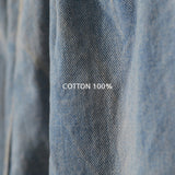 Fringe Balloon Cargo Denim Pants