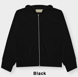 ロビンスベルベットコーデュロイフーデッドジップアップ