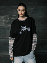 ニットレイヤードL/S（ブラック）