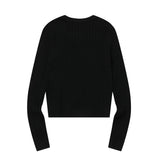 PRIMROSE V-NECK CROP KNIT (6COLOR)