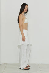 TWO-WAY LACE SKIRT / IVORY