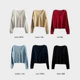 Lav Basic Vネックニットカーディガン