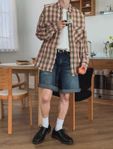 Rondi Ambo Washed Half Denim Pants