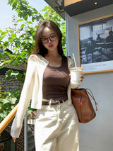 [BELLIDE MADE] FRUIT LINEN CARDIGAN