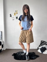 Stro Check Pocket Bermuda Shorts 3color