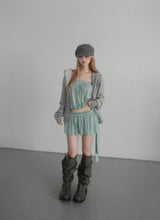 vermel knot top(2 color)