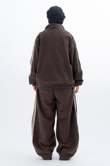 Selma Ethnic Fleece Set-up Track Top