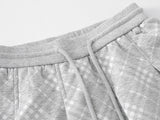 Check Layered Flare Pants