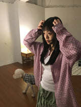 easy check shirt (2color)