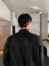 Bake Eco YKK Biker Leather Blouson Jacket