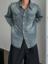 OW Washed Pocket Denim Shirt (2C)