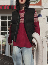 Moody Suede Vest Padding
