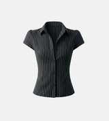 Vera Stripe Slim Shirt