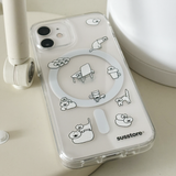 [MagSafe phone case] ディスターテッドキャット　フォンケース