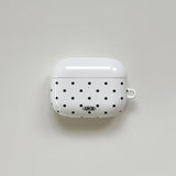 ホワイトドット AirPods ケース