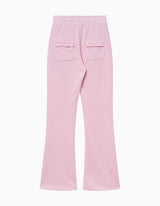 FRILL BOOTCUT BANDING PANTS (PINK)