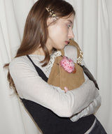 【MADE】Dotty suede mini bag [sand]