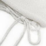 LONG STRING MESH BEANIE (WHITE)