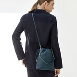 LUZIN MINI シープスキンショルダーバッグ / Peacock Green