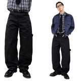 Semi-Wide Patch Carpenter Pants