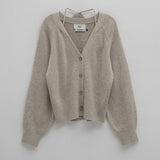 (CD-2164)ESSENTIAL WOOL RIBBON SET-UP CARDIGAN
