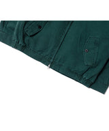 LB Washed Oxford Harrington Jacket (Dark Green)