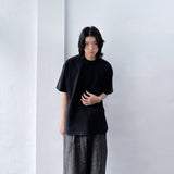 Structured Washed Wide Tee