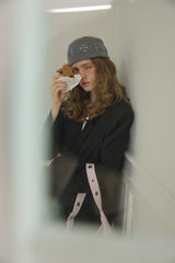 MADE_Lumina Stud Hairband / GRAY