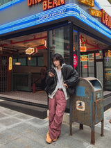 Utility Washing Wide Cargo Pants