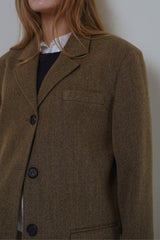 Mago herringbone jacket_beige
