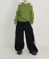 Ad-Wool レーストラックスウェットパンツ