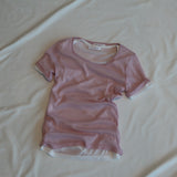 ［2PCS 1SET］ヘイジーシアーデュオTシャツ