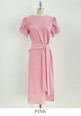 26SS★ Nadine Seersucker Tulip Wrap One Piece