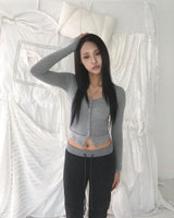 Slim button T