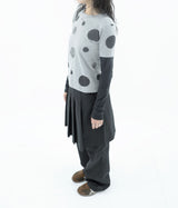 [fiebre] pattern layered long sleeve 
