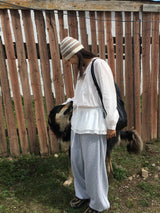 [SET]Levain Ribbon Hoodie + Jogger Pants (2color)