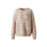 WhyBerry 22AW "Rainbow Sugar Sweater" Original Hooded Thick Sweater Lazy Knitted Sweater