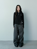 RICENE CAMO ROLL UP COTTON PANTS