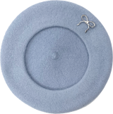 Ribboned wool beret (5Colors)