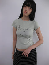 パッチパレードTシャツ (MINT)