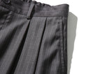 ストライプバミューダパンツ (Dark Grey)