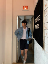 LMN Renee Two Pocket Oversized Denim Jacket (5 colors)